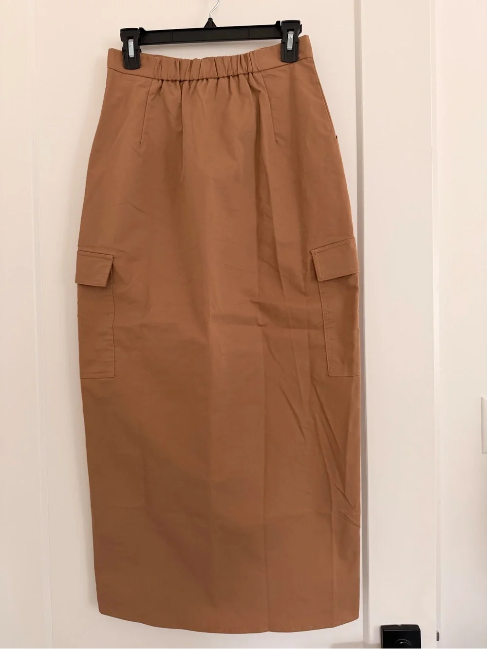 DISSH Ruby Tan Cargo MIDI Skirt Size 6